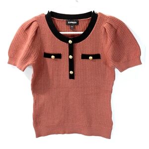Express Brown  Knit Blouse